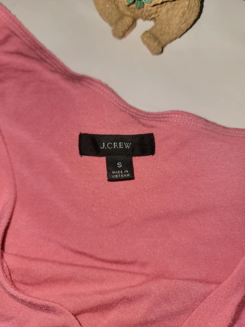 J Crew Pink Off Shoulder Modal Top Small